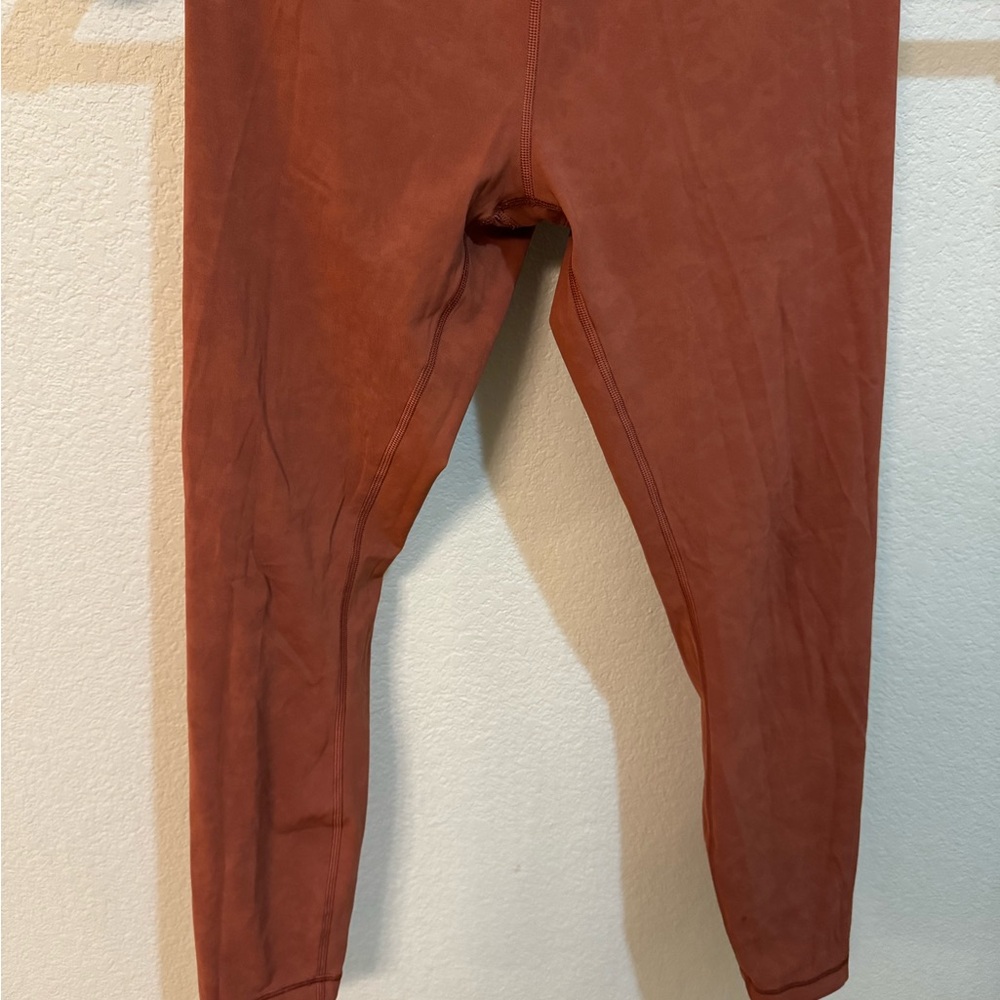 Rust Colored Lululemon Leggings